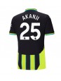 Manchester City Manuel Akanji #25 Venkovní Dres 2024-25 Krátký Rukáv